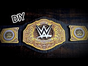 New wwe championship making | how to make new wwe belt | cardboard wwe belt making