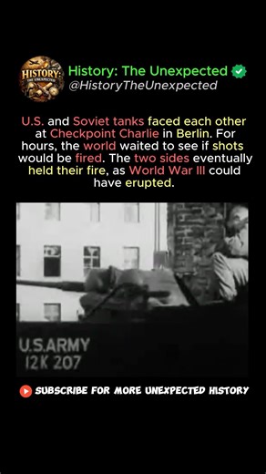 The Day US and Soviet Tanks Faced Off in Berlin