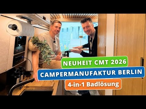 New for 2026: The surprising 4-in-1 bathroom solution in the camper van from Campermanufaktur Berlin