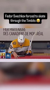 Fedor Svechkov stayed on the bench to watch game footage on the iPad. When he was done, he had to skate through the Timbits to get back to the locker room 😂 🎥: FanDuel Sports Network | NHL | DailyFaceoff.com