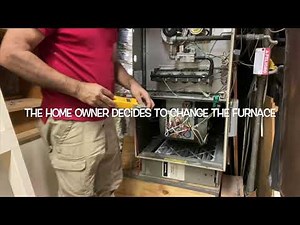 Replacing upflow furnace