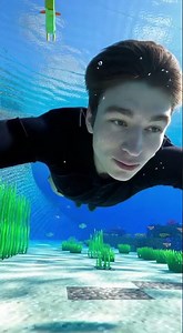 I Jumped Into REAL Minecraft Water!