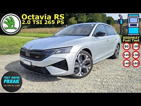 2025 Škoda Octavia RS Combi 2.0 TSI (265 PS) TEST DRIVE 🚗 Performance & Fuel Consumption Test