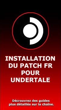 {Steam Deck | Mod] Installation du patch Fr pour Undertale