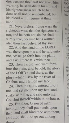 Ezekiel 3:22–24 — The Spirit Sends Ezekiel to the Valley Rebuildin’ by Faith