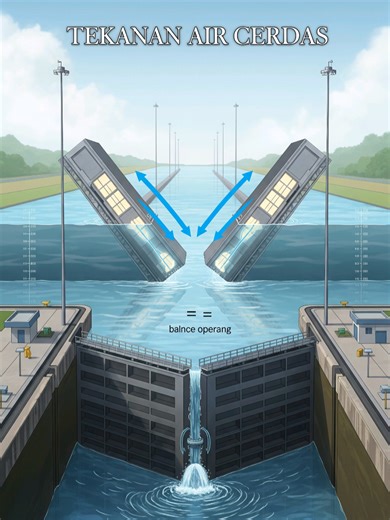 Fakta Unik Sistem Pintu Air di Terusan Panama