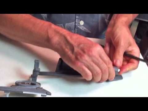 Fletching an Arrow using the Arizona "Fletch III" Jig with Steve Parente