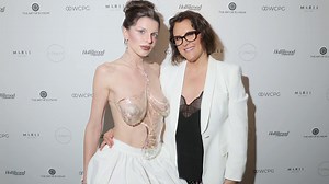 Julia Fox lets it all hang out in glass-like gown at Cannes Film Festival
