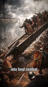 How Romans Turned Naval Battles Into Land Wars #history #engineering