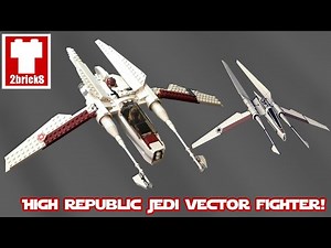 2bricks High Republic Jedi Vector Starfighter MOC review!