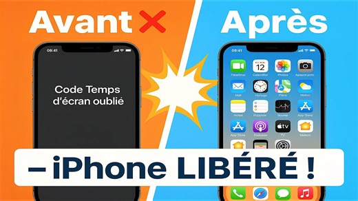 Comment désactiver le Code Temps d'Écran Oublié sur iPhone⁄iPad – Solutions Simples et Sûres