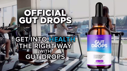 Gut Drops, Official Gut Drops Liquid Supplement Advanced All Natural Vitamin Formula, GutDrop Maximum Strength Biome Support for Health Energy and Wellness Support for Men and Women (30 Servings)