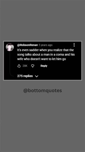 The moment the lyrics feel heavier