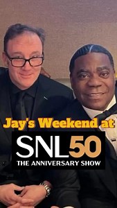 #snl50 was the greatest weekend of my life and was capped off by getting to introduce @jeaniebuss to @tracymorgan. #snl #saturdaynightlive #tracymorgan #jeaniebuss #lakers #knicks #lebronjames | Jay Mohr