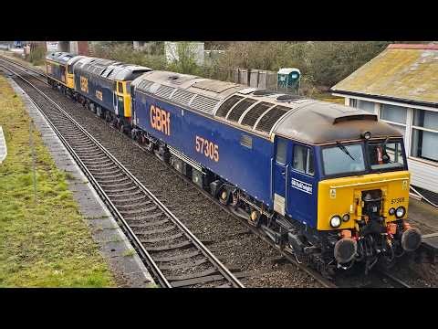 GBRf Convoy at Acle - 57305, 47739 & 69006 0Z41 27/03/2026