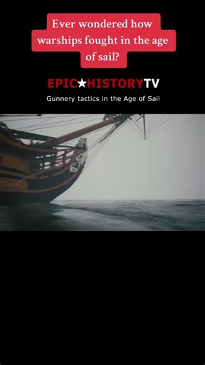 How Did Giant Sailing Warships Fight? ⚓️ The Gunnery Tactics That Ruled the Seas #NavalHistory #AgeOfSail #SeaBattles #MilitaryHistory #HistoryTok