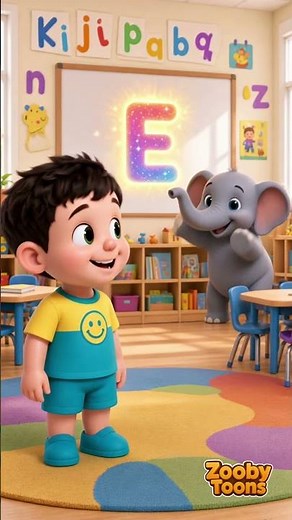Learn ABC (A to H) with Zooby & Lilly 🔤🌈 | Alphabet Learning for Kids | Fun Learning Activity