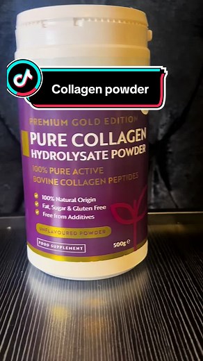 Nutravita Premium Gold Edition Pure Collagen 500g unflavoured bovine peptides, GMO-free, 50 servings for skin, hair, nails. #CollagenPowder #BovineCollagen #BeautyFromWithin #TikTokmademebuyit #Nutravita