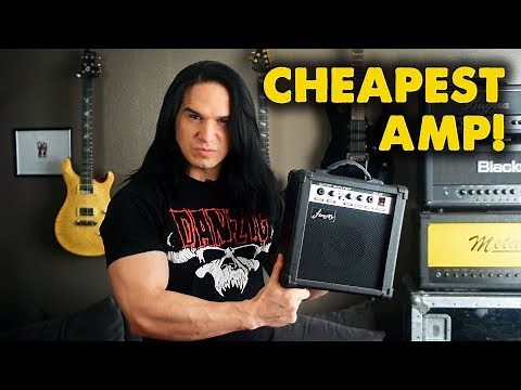 Recording with the Cheapest Guitar Amp I could find! - Demo / Review
