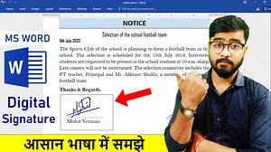 73K views · 3.5K reactions | Digital Signature in Microsoft Word |...