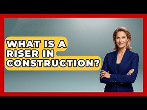 What Is A Riser In Construction? - Civil Engineering Explained