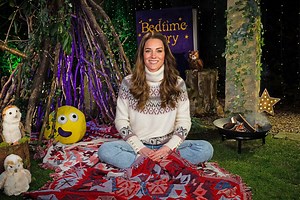 Kate encourages children to face their fears during CBeebies bedtime story