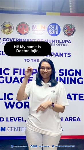 Basic Filipino Sign Language Training Muntinlupa City Persons With Disability Affairs Office #PDAOMuntinlupa #Muntinlupa #MuntinlupaNakakaproud | City Government of Muntinlupa - OFFICIAL