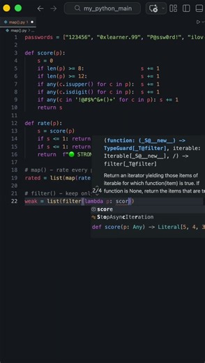 Python found all the weak passwords in 1 second 🔴
