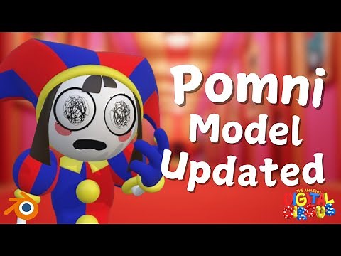 [Updated] Pomni: 3D Model Showcase [Blender]