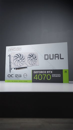 8.5K views · 14 reactions | Unboxing the Dual EVO white – the new vibe for your white build! Perfect for small form factor builds, it combines compact size with impressive cooling efficiency. Axial-tech fans, dual bios – ready to crank up the performance in your compact build!  It's game on! | ASUS | Facebook