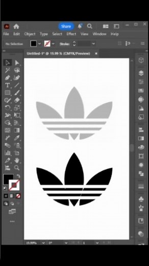 logo design in adobe illustrator #illustratortips #logodesign
