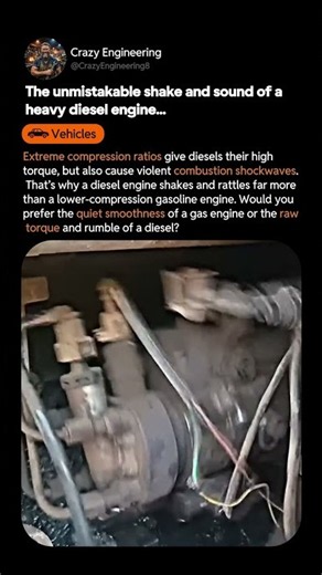 Why Diesel Engines Shake