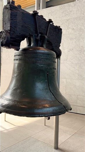 Liberty bell, an iconic American symbol of freedom. #libertybell #philly #philadelphia #travel