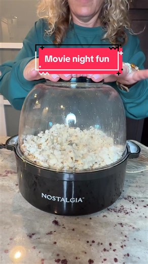 This popcorn maker was so much fun. It holds up to 24 cups of popcorn, which is perfect for movie night and it’s super easy to clean!!!#popcornmaker #popcorn #movienightideas #movienight