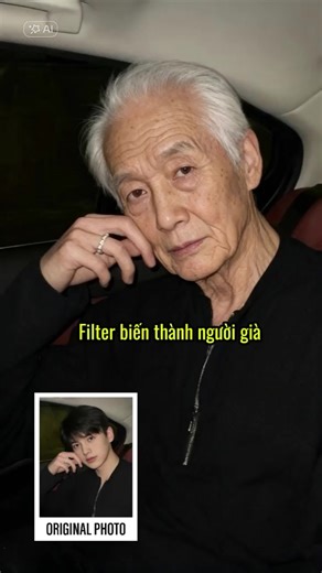 Filter biến thành người già 🧓👵 #CapCut #bienthanhnguoigia #oldfiltertrend #oldfilter #oldfilterchallenge