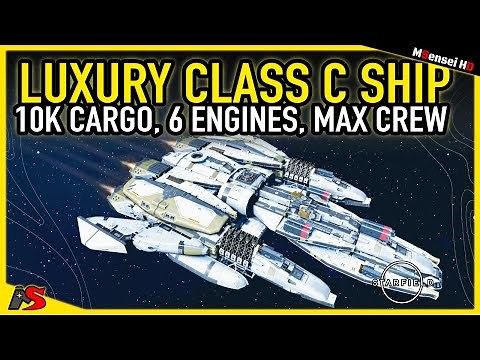 STARFIELD 900K Luxury Ship Building Guide Max Stats, 10,000 Cargo, Max Crew CLASS C BEST SHIP