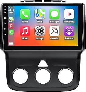 Car Stereo for Dodge RAM 1500 2500 3500 2013-2018 Manual AC with CarPlay