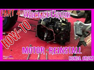 Honda Grom Engine Reinstall | Part 4 Grom Motor Rebuild