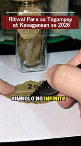 Gawin ang simpleng ritwal na ito sa umaga ng Disyembre 31 upang itakda ang iyong enerhiya para sa darating na taon. Isulat ang 2026 sa dahon ng laurel, iguhit ang simbolo ng walang hanggan, at ituon ang iyong intensyon habang ligtas itong sinusunog. Hayaan mong pumasok ang kasaganaan, paglago, at tagumpay sa iyong buhay sa 2026. 🌿🔥 #Ritwal2026 #GoodLuck2026 #Manifestation #NewYearRitual #Kasaganaan #Tagumpay #PositiveEnergy #Year2026 #Pamahiin #LawOfAttraction ✨ | Gem Honrubia