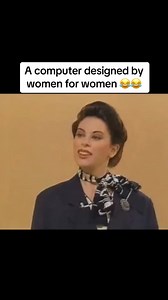 73K views · 586 reactions | A computer designed by women for women . . . . . #fyp #fy #foryou #foryoupage #british #britishcomedy #funny #haha #hahaha #comedyskit #tiktokviral #funnytiktok #technology #laughing #comedysketch #trending #viral #viraltiktok #women #woman #computer #following #follow | Old School Comedy | Facebook