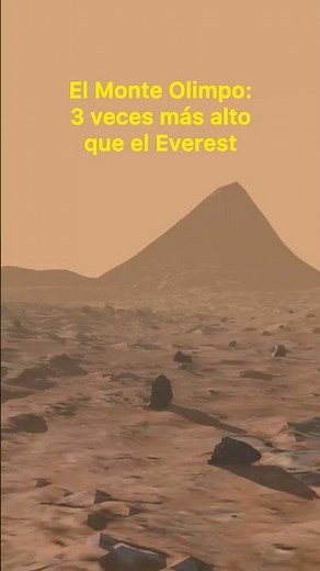 El Monte Olimpo de Marte es el volcán más grande del sistema solar, es más grande de lo que imaginas