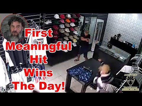 Shop Owner Takes It To Armed Robbers