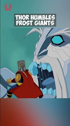 Thor Humbles Frost Giants 🙄 #avengers