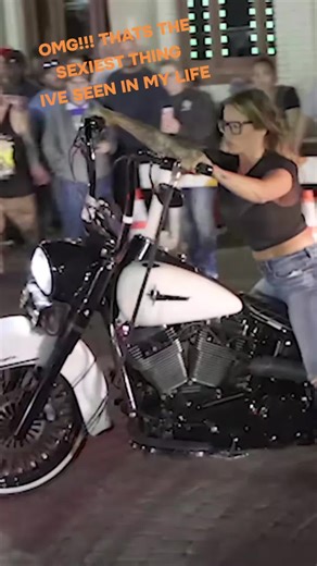 Beautiful Woman Riding a Harley #everyone #motorcycle #harley