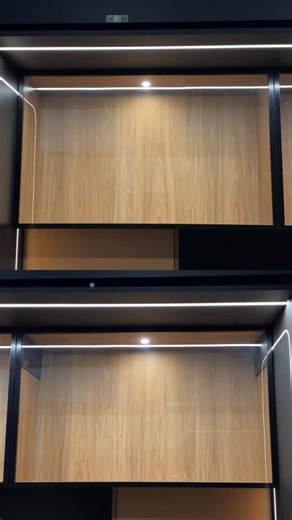 Wilson & Bradley Pty Ltd. on Instagram: "When pairing Blum AVENTOS HKi with glass front, you have complete freedom to design and make your wall cabinet stand out."