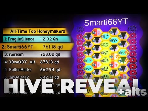 TOP 2 ALLTIME HIVE REVEAL (beequips+alts) | Bee Swarm Simulator