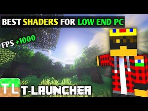TOP 3 Best Low end Pc Shaders for Minecraft T-LAUNCHER (2025)