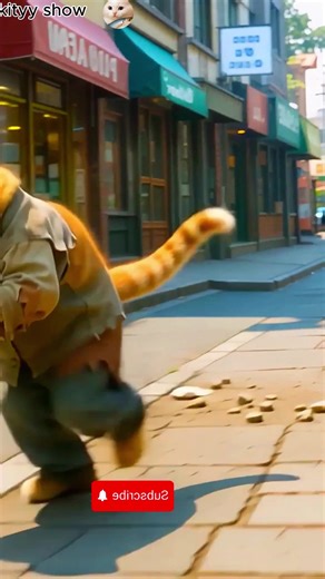 Hero Saves Kitten from Aggressive Father Cat