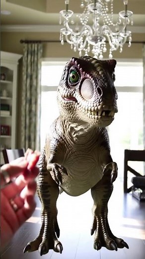 T-Rex Feeding in Action 🦖🍖 | Witness the Power of This Carnivore!