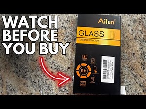 Installation of Ailun Glass Screen Protector on Iphone 15